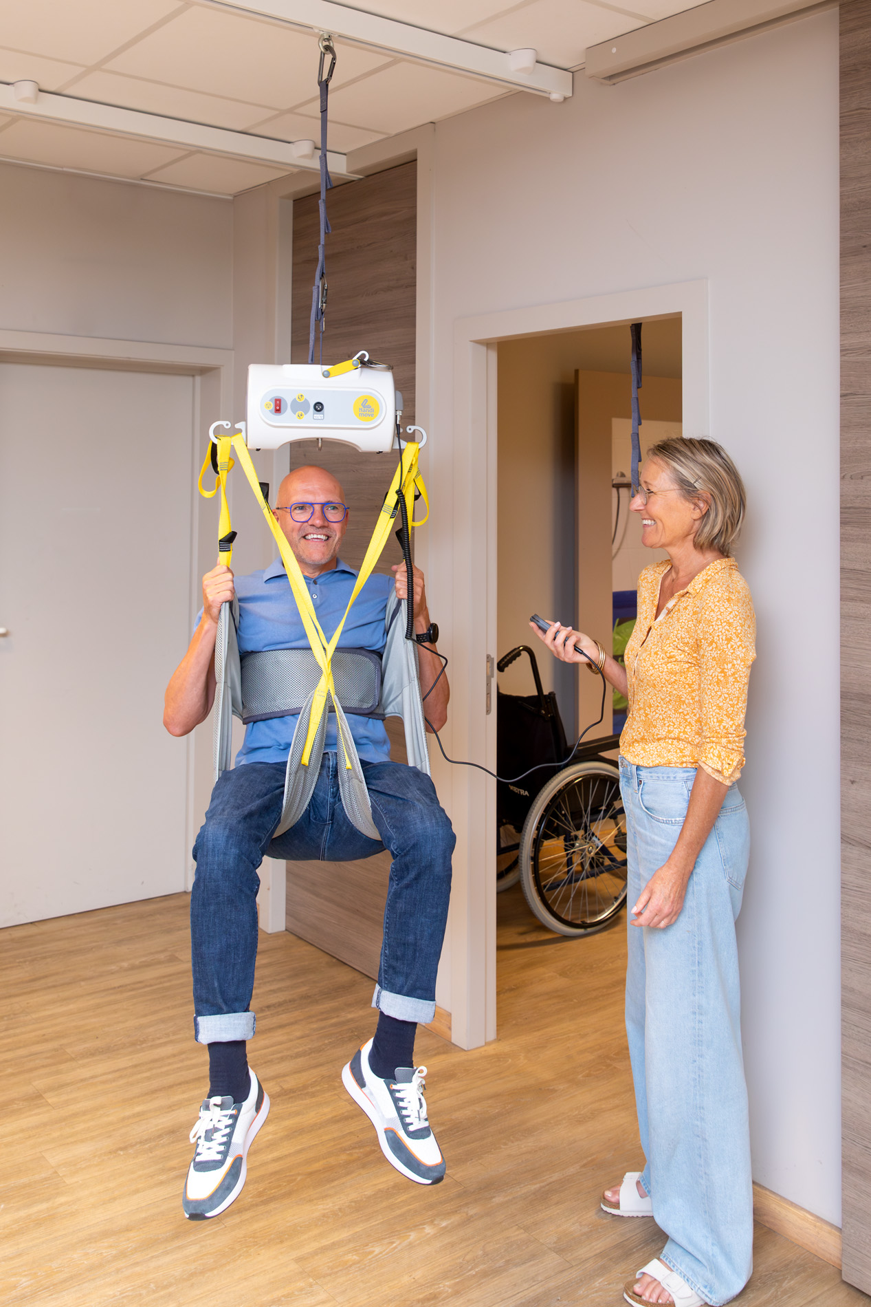 grua de techo portátil